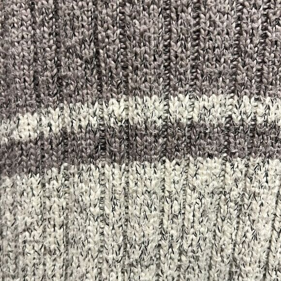 Roots Cream/Taupe Cotton V-Neck Long Sleeve Sweater‎ Size M - Picture 5 of 9